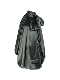7 FOR ALL MANKIND SATIN PUSSY BOW DRESS