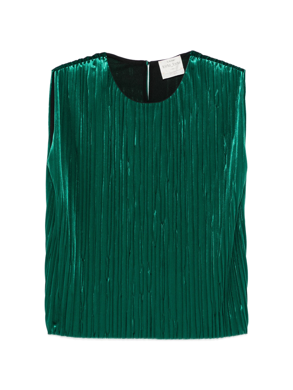 FORTE FORTE VELVET PLEATED TOP