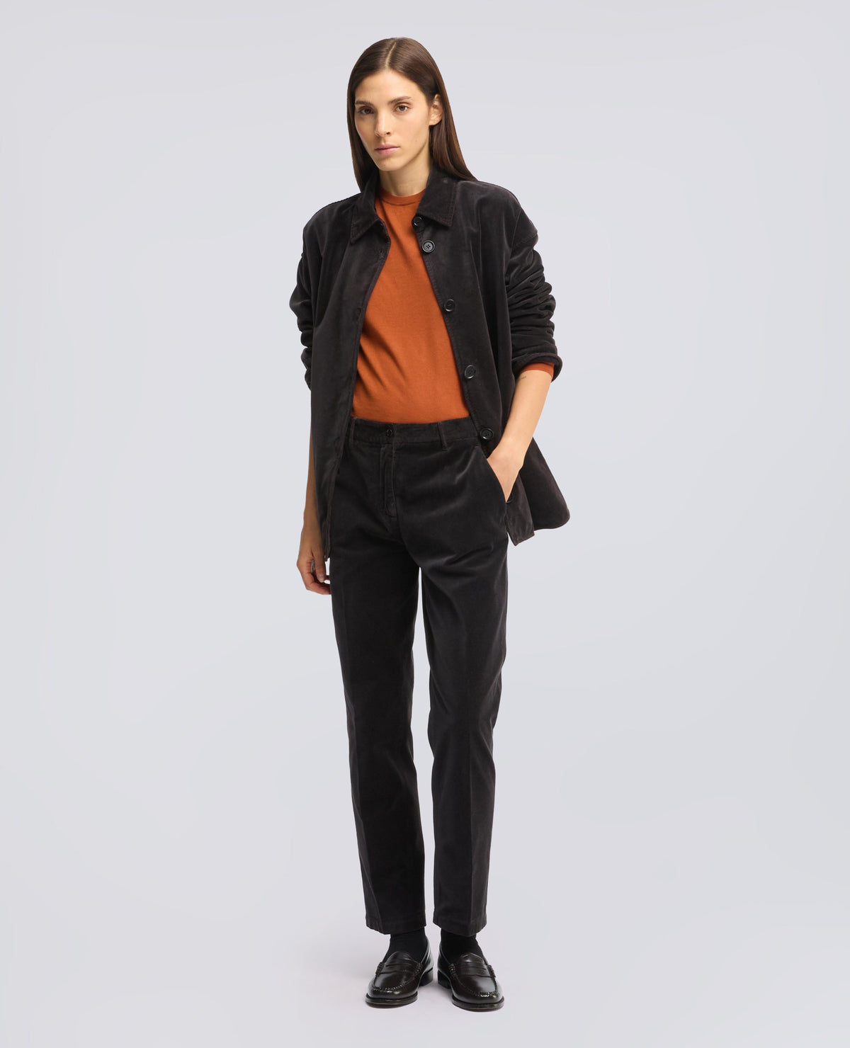 ASPESI VELVET TROUSERS