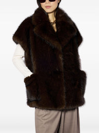 LIVIANA CONTI FAUX FUR WAISTCOAT