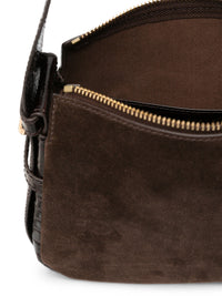 TORY BURCH ROMY SUEDE SHOULDER BAG