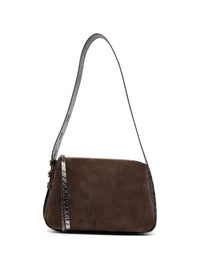 TORY BURCH ROMY SUEDE SHOULDER BAG