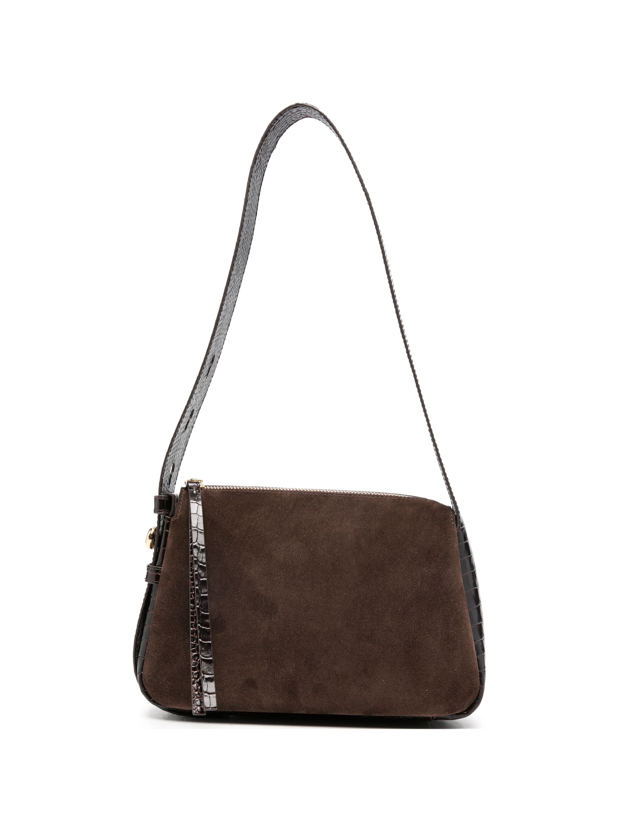 TORY BURCH ROMY SUEDE SHOULDER BAG