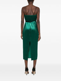 FORTE FORTE VELVET PLEATED DRESS
