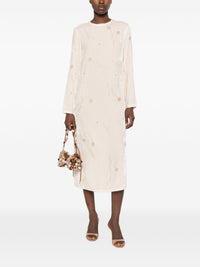 FORTE FORTE EMBROIDERED VELVET DRESS