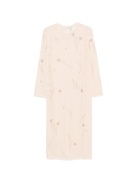 FORTE FORTE EMBROIDERED VELVET DRESS
