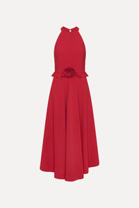 ROTATE FLOWER DETAIL DRESS