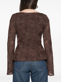 ROTATE FLOWER MESH TOP