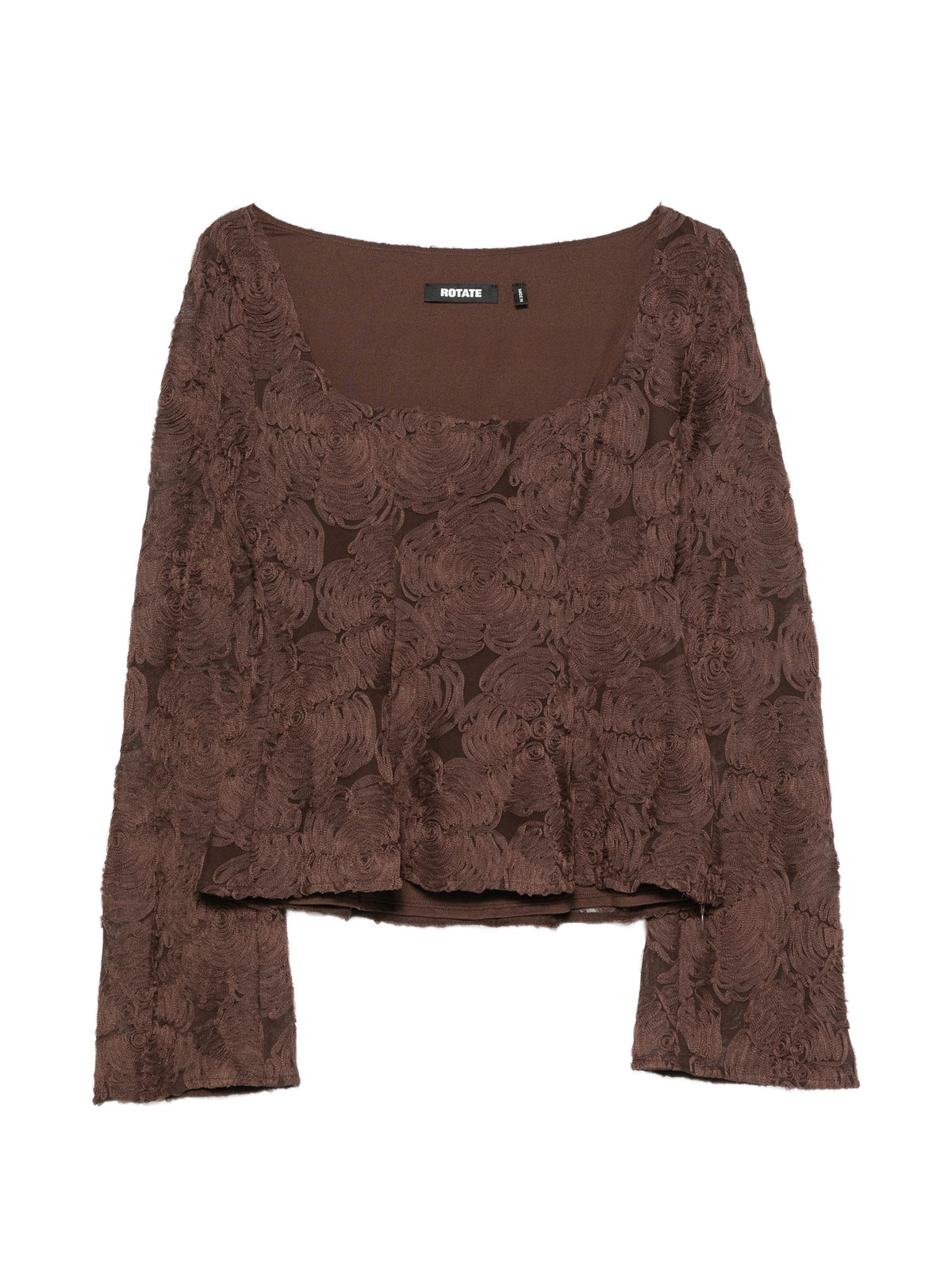 ROTATE FLOWER MESH TOP