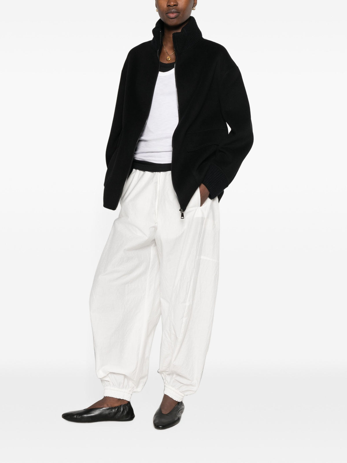 LOU ANDREA ZIP UP JACKET