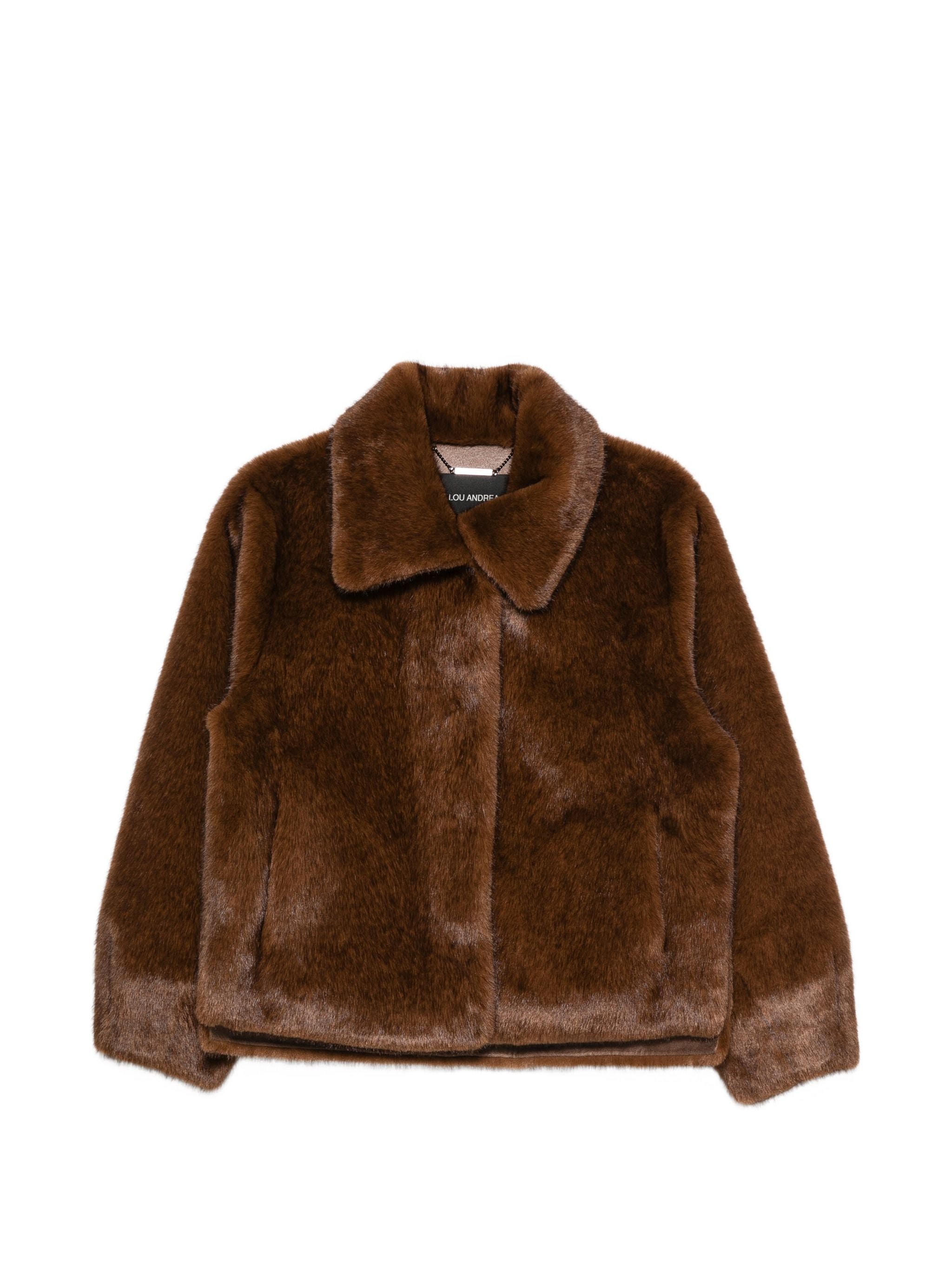 LOU ANDREA FAUX FUR JACKET