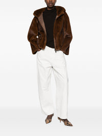 LOU ANDREA FAUX FUR HOODED JACKET