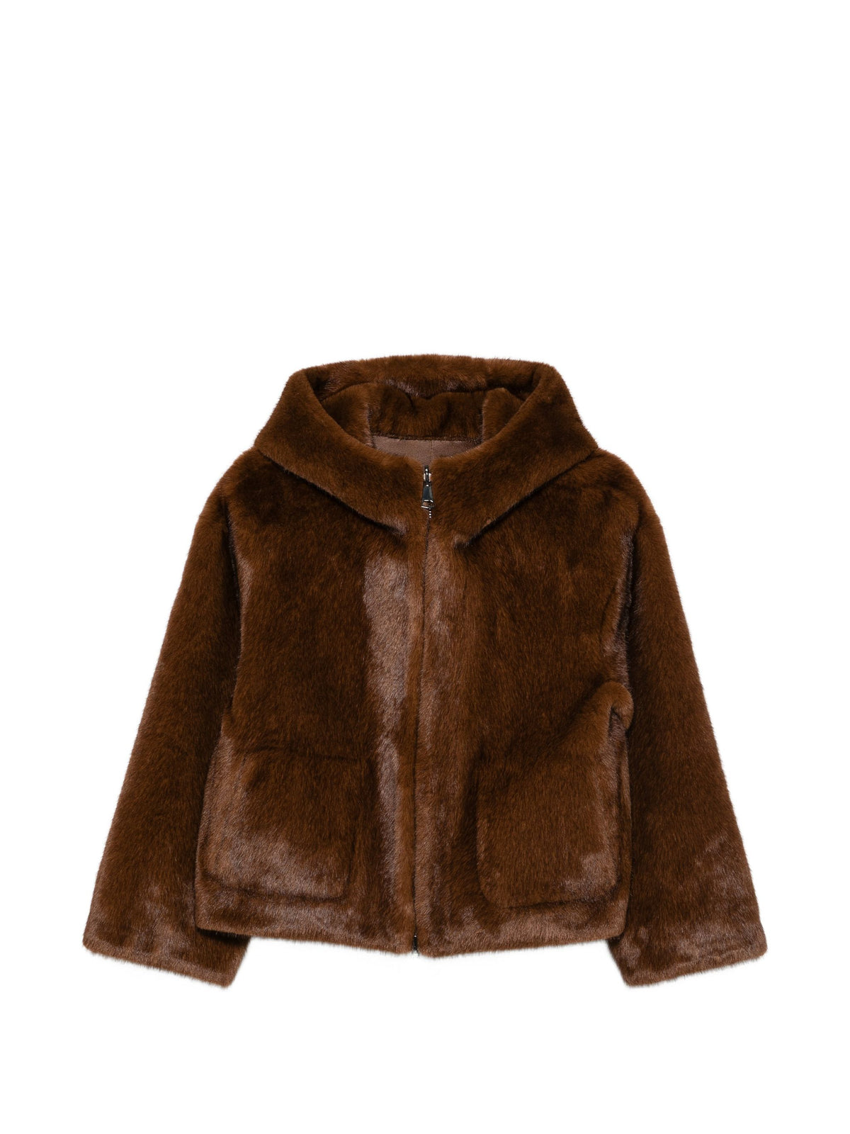 LOU ANDREA FAUX FUR HOODED JACKET