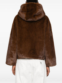 LOU ANDREA FAUX FUR HOODED JACKET