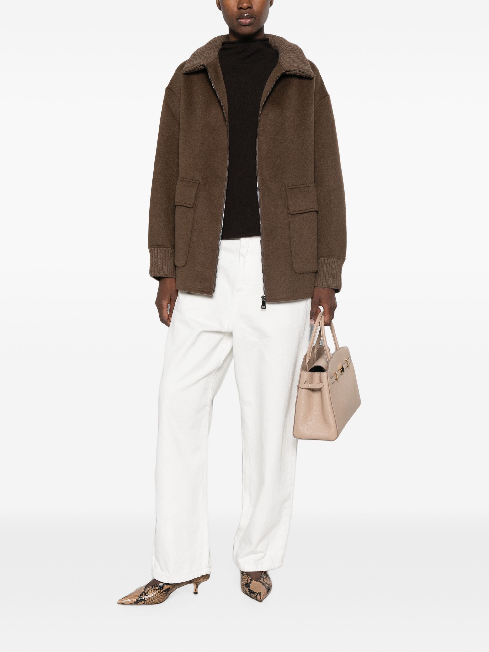 LOU ANDREA ZIP UP JACKET