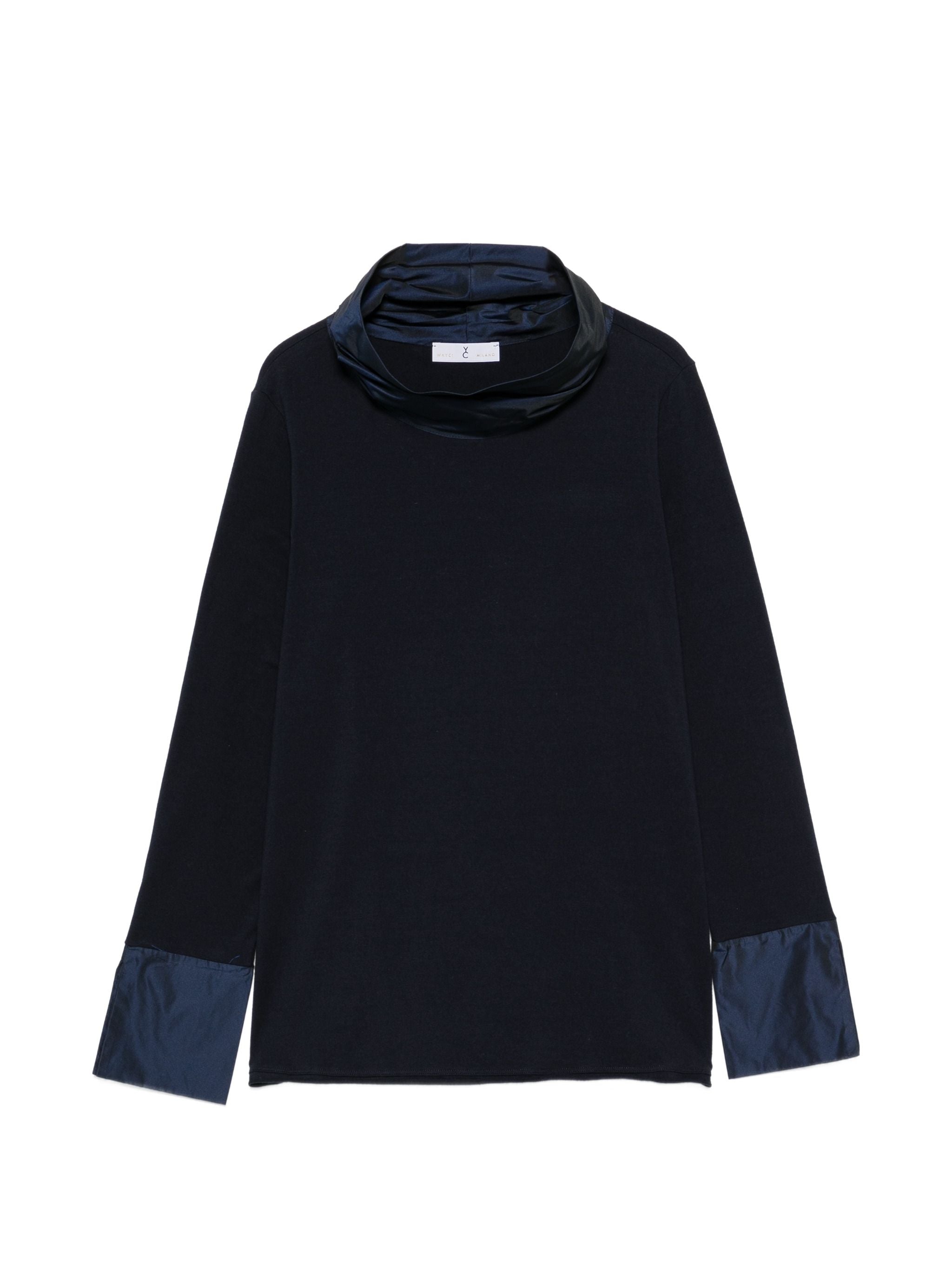 WHYCI MILANO FUNNEL NECK T-SHIRT