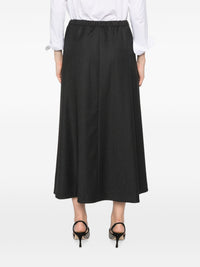 WHYCI MILANO FLARED MIDI SKIRT