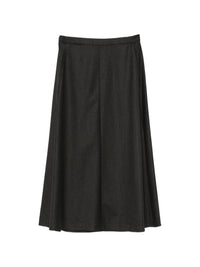 WHYCI MILANO FLARED MIDI SKIRT