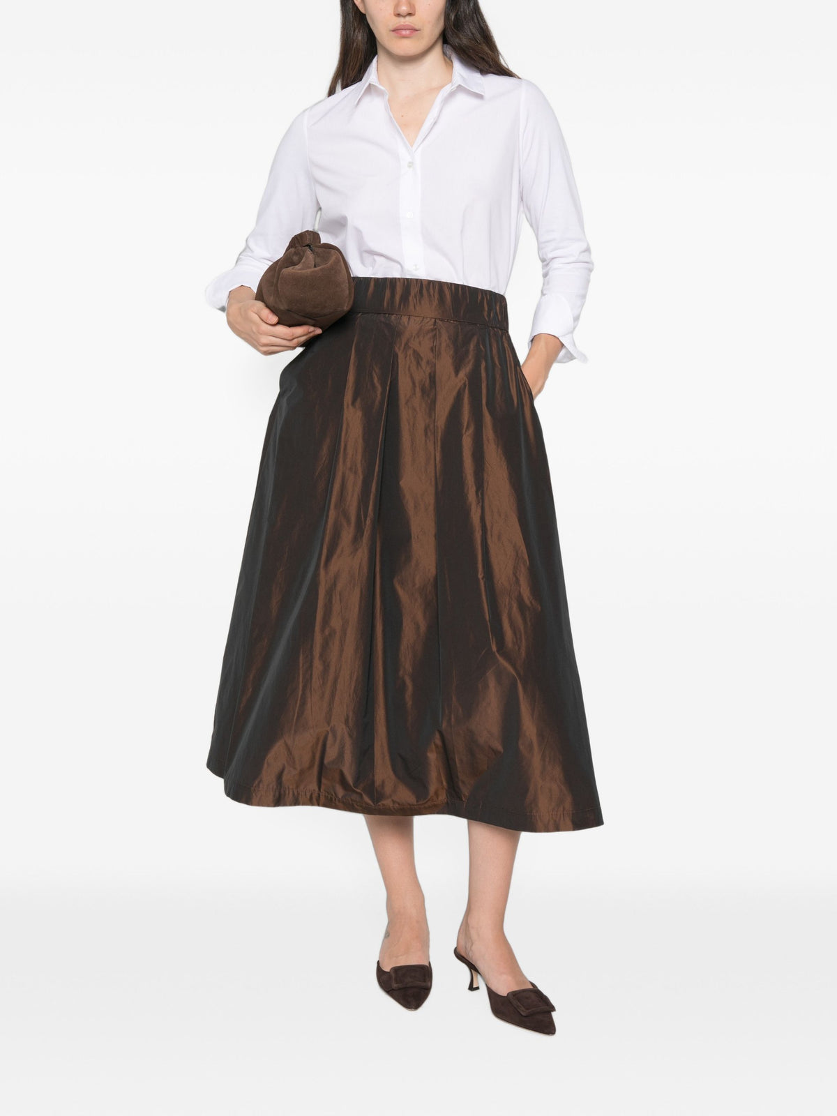 WHYCI MILANO MIDI SKIRT