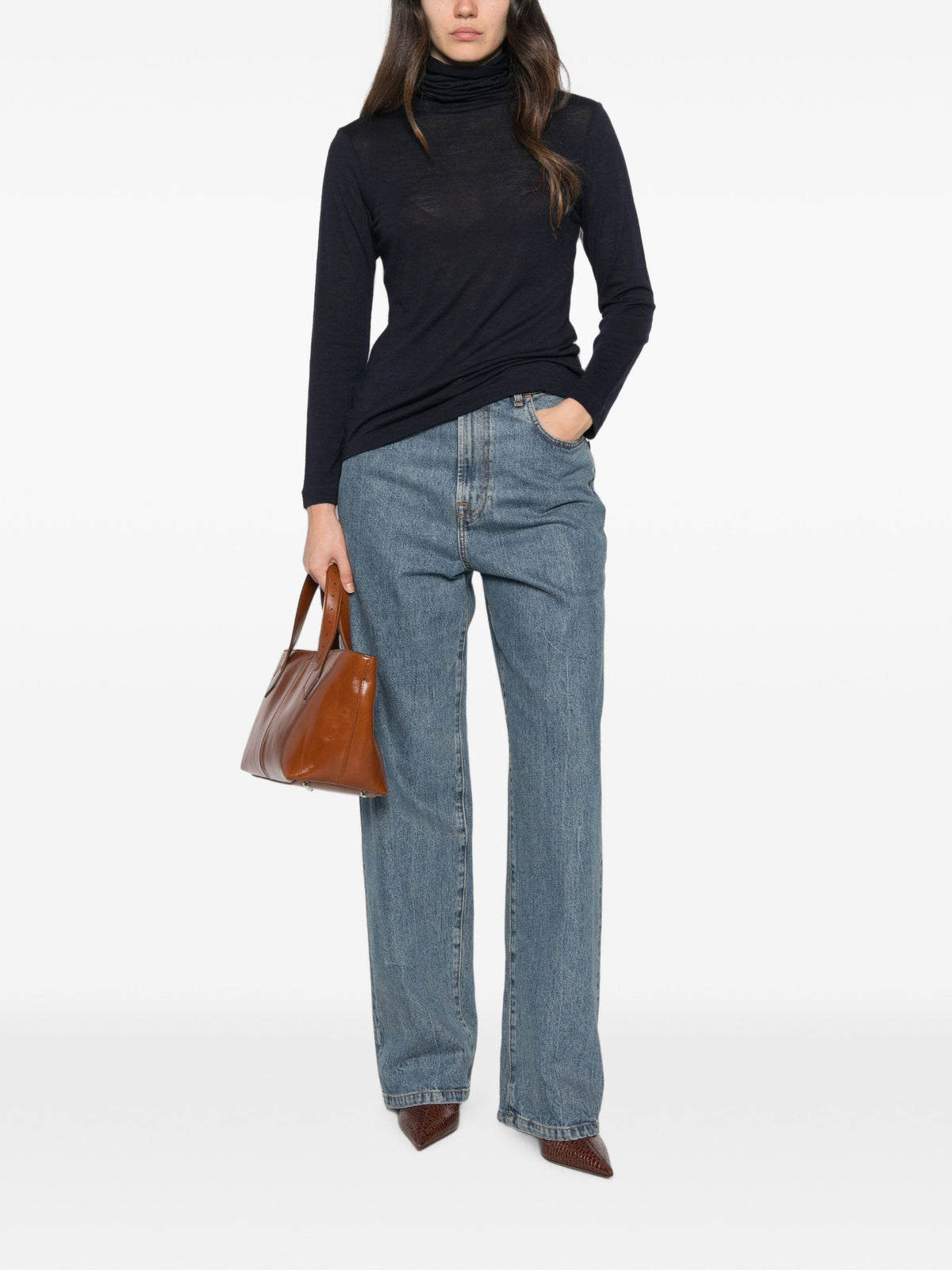 WHYCI MILANO ROLL NECK T-SHIRT