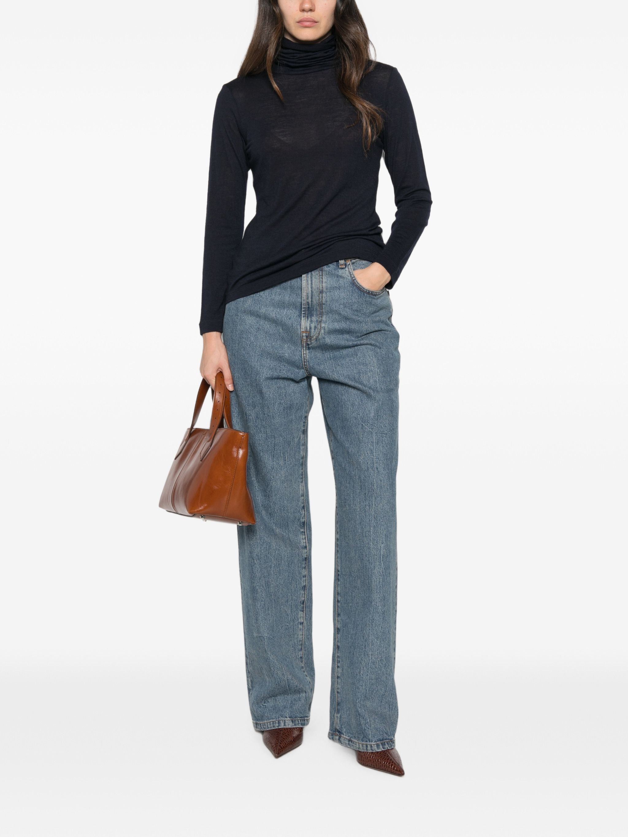 WHYCI MILANO ROLL NECK T-SHIRT