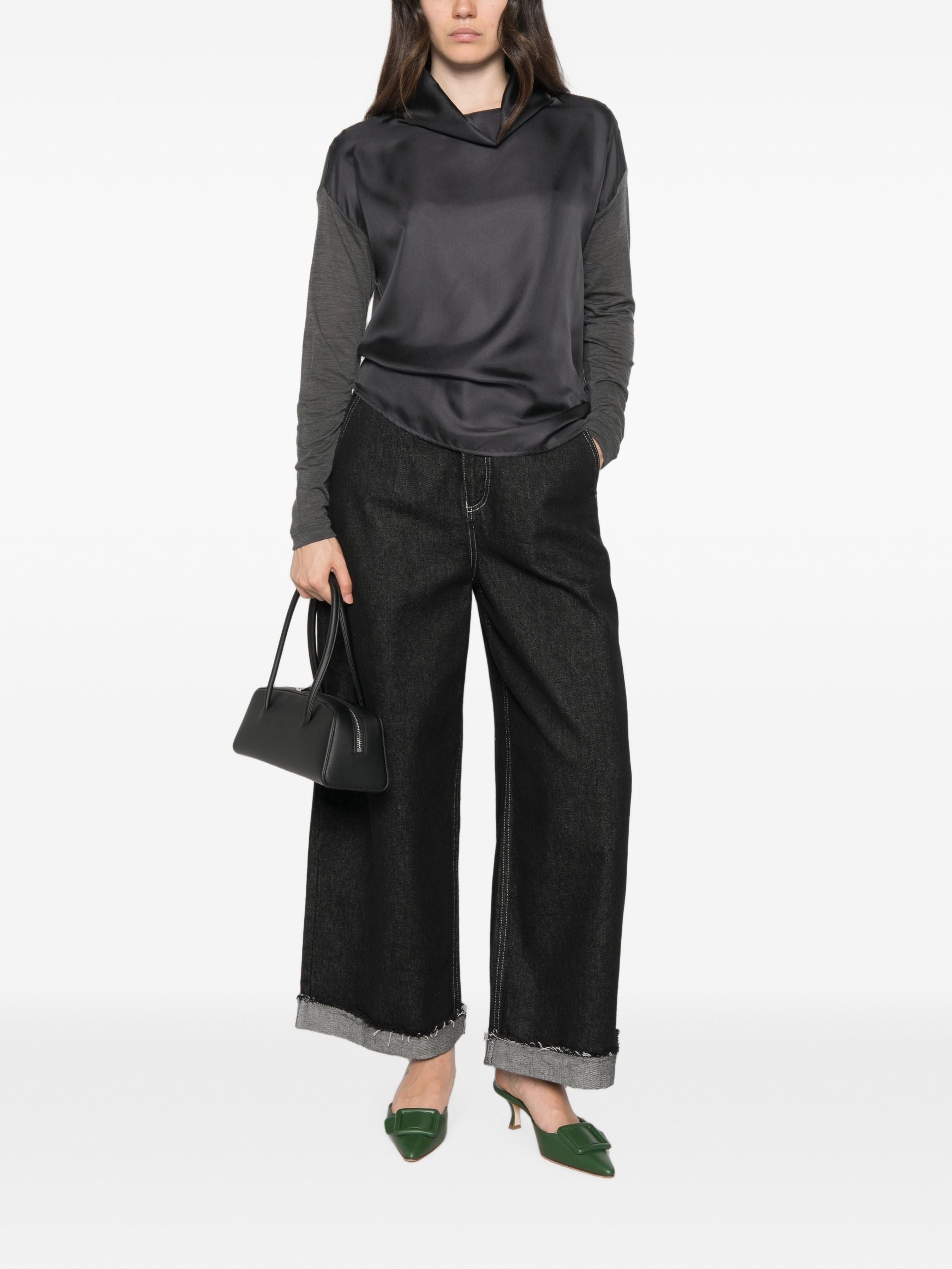 WHYCI MILANO FUNNEL NECK T-SHIRT