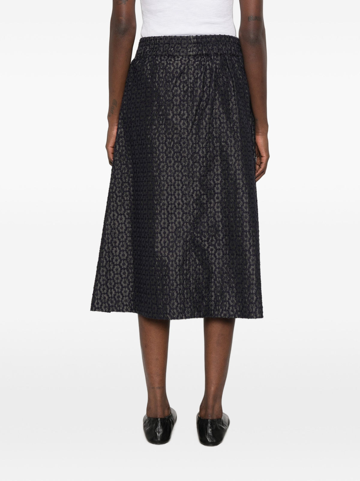 WHYCI MILANO JACQUARD MIDI SKIRT