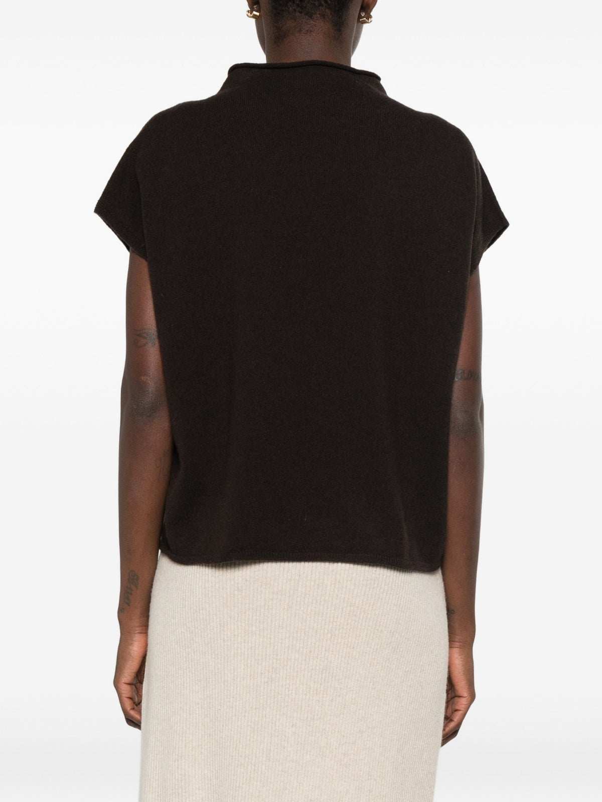 WHYCI MILANO SLEEVELESS SWEATER