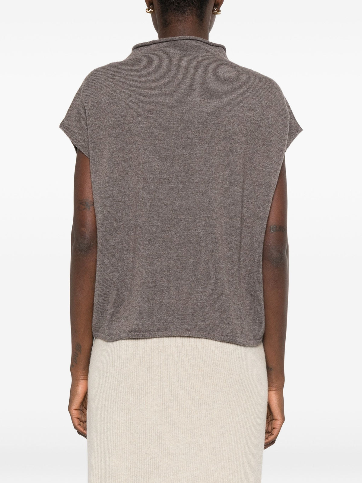 WHYCI MILANO SLEEVELESS SWEATER
