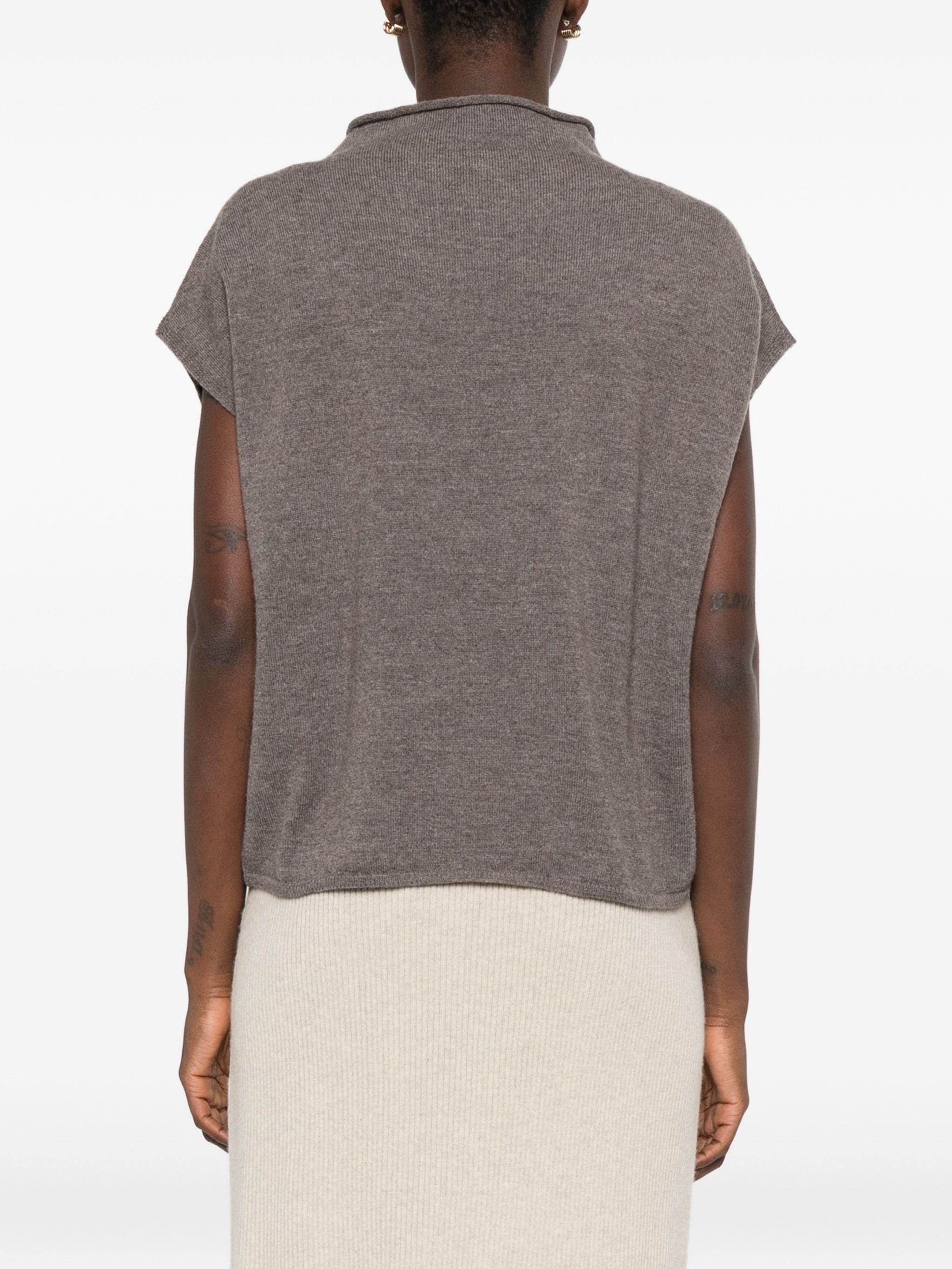 WHYCI MILANO SLEEVELESS SWEATER
