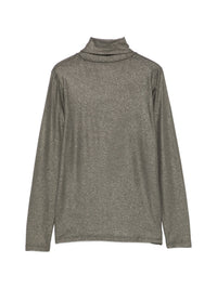 MAJESTIC TURTLENECK METALLIC TEE