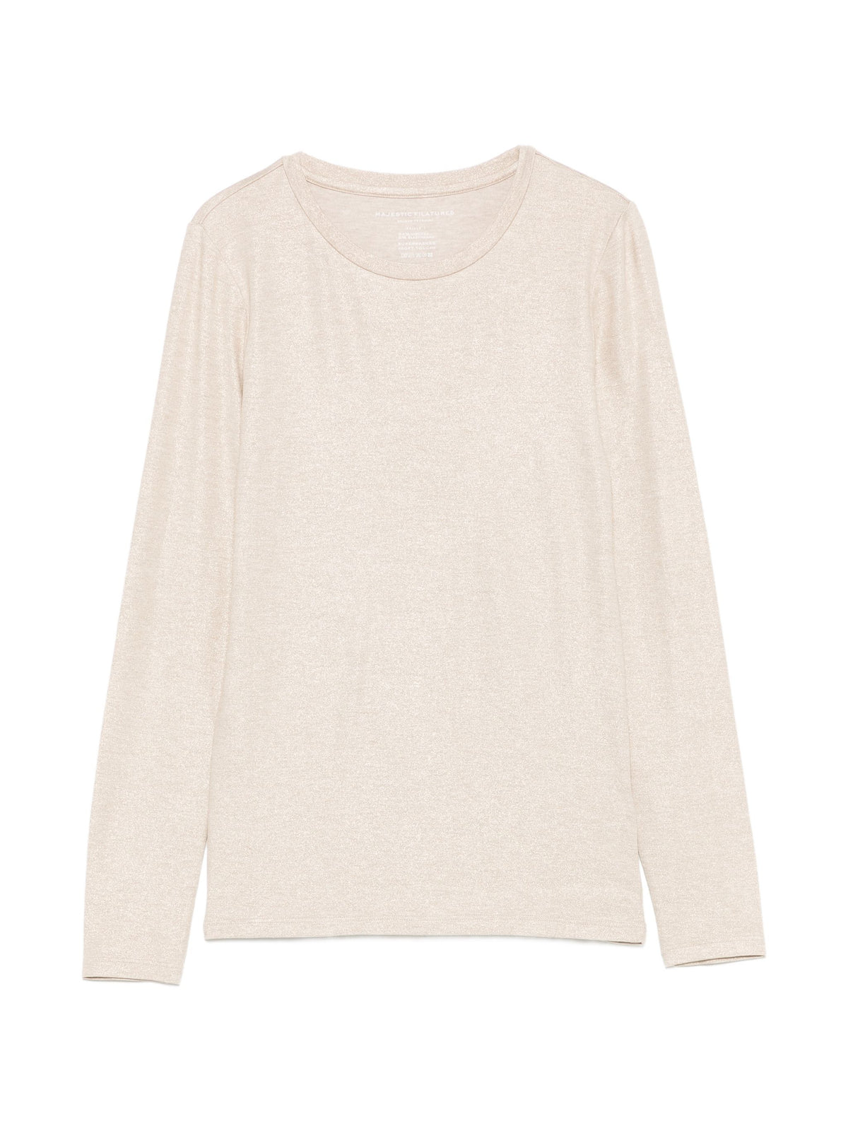 MAJESTIC ROUND NECK METALLIC TEE