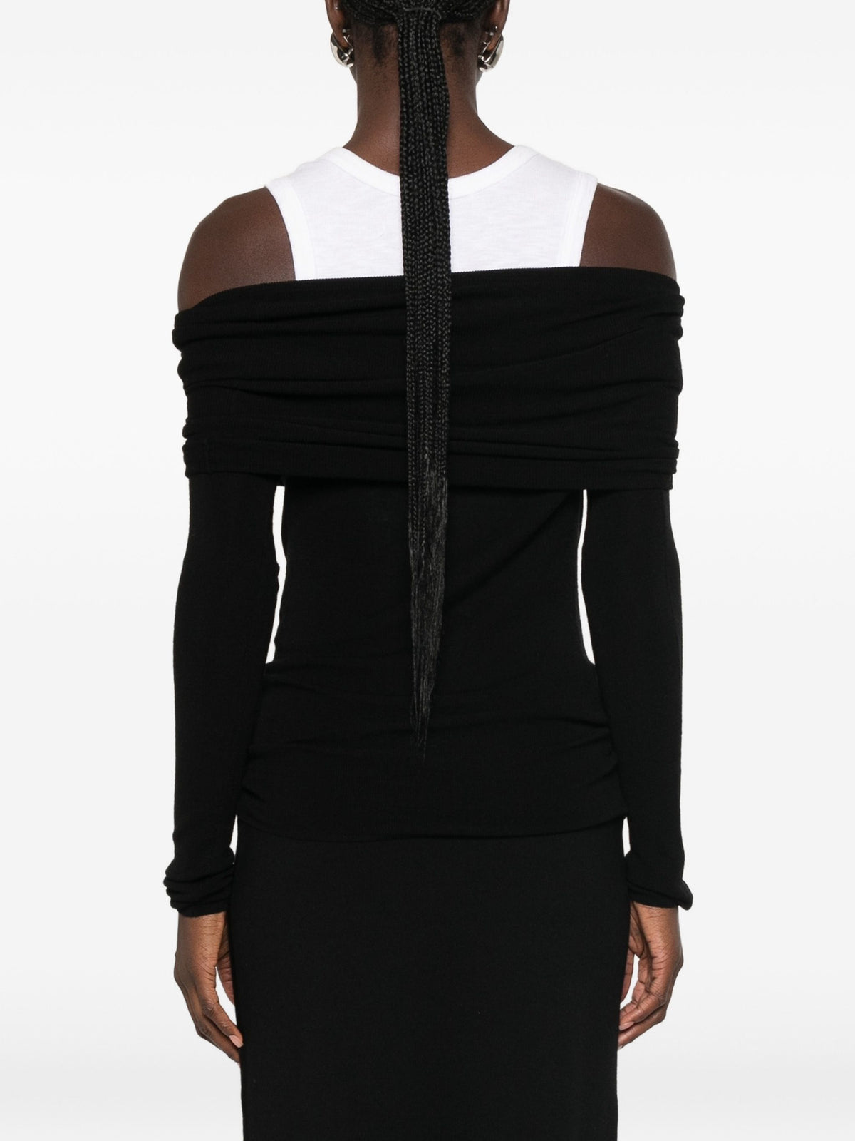 LE PETIT PULLE OFF SHOULDER SWEATER