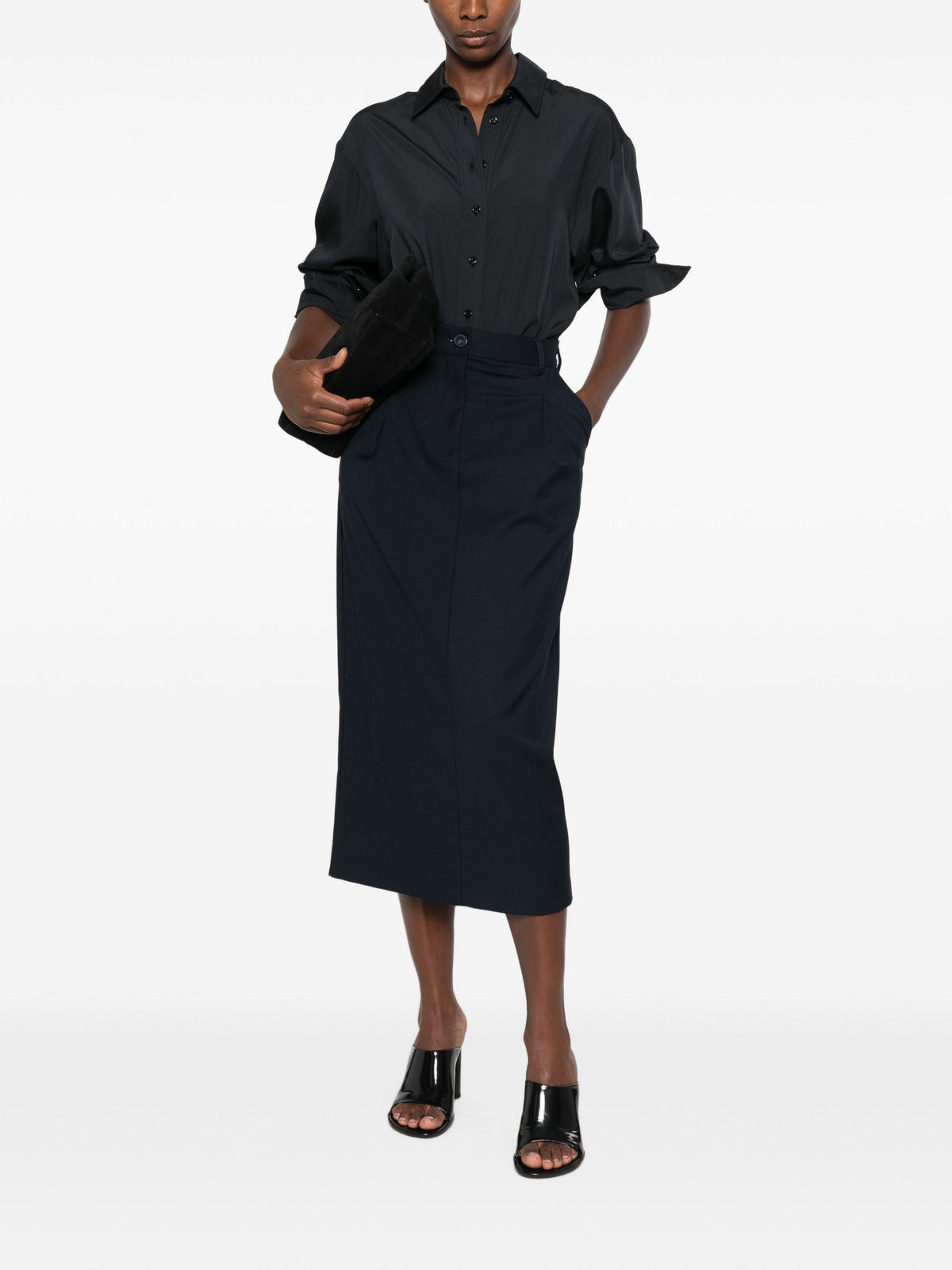 ALPHA STUDIO MIDI SKIRT
