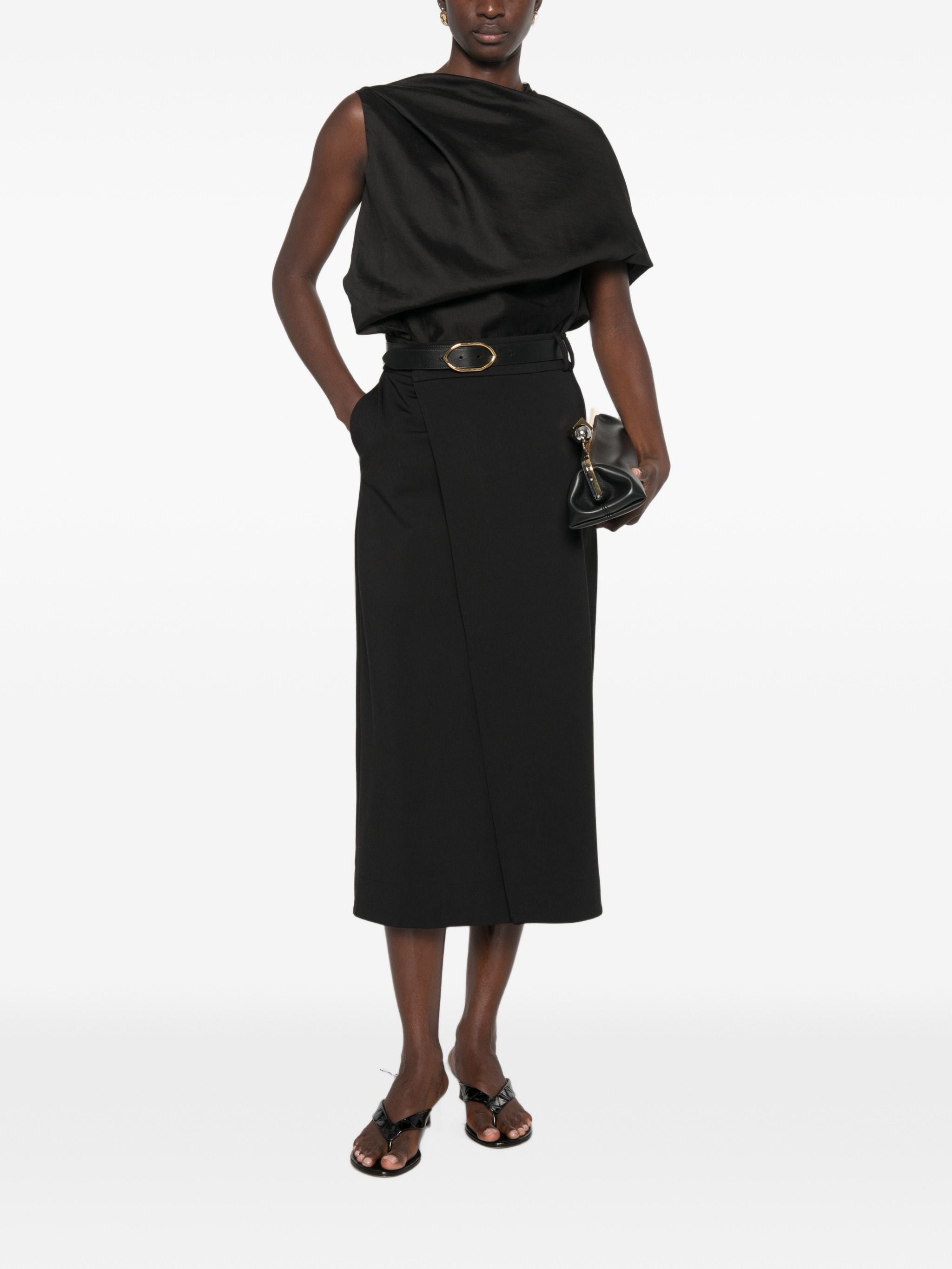 ALPHA STUDIO MIDI SKIRT