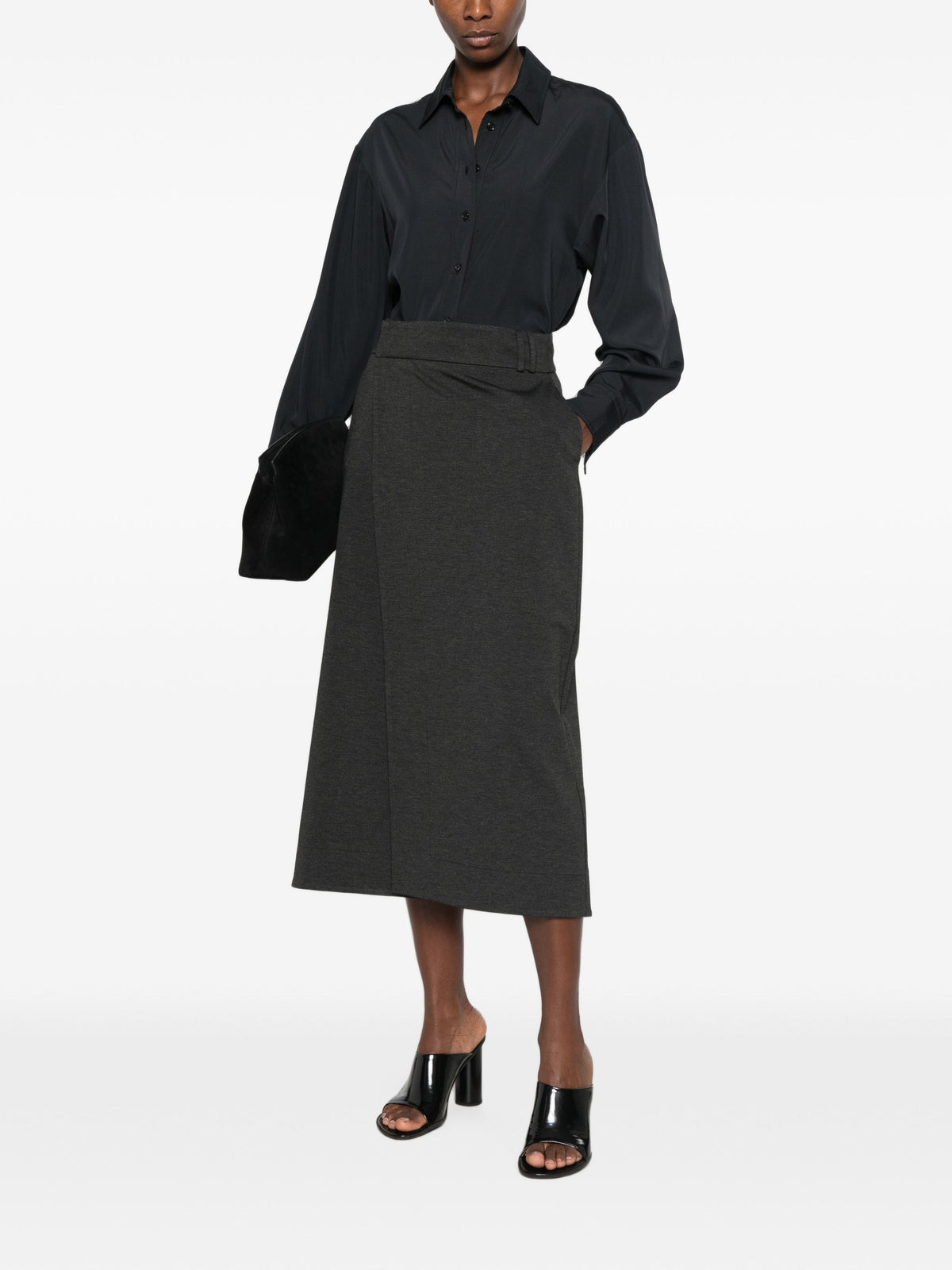 ALPHA STUDIO MIDI SKIRT