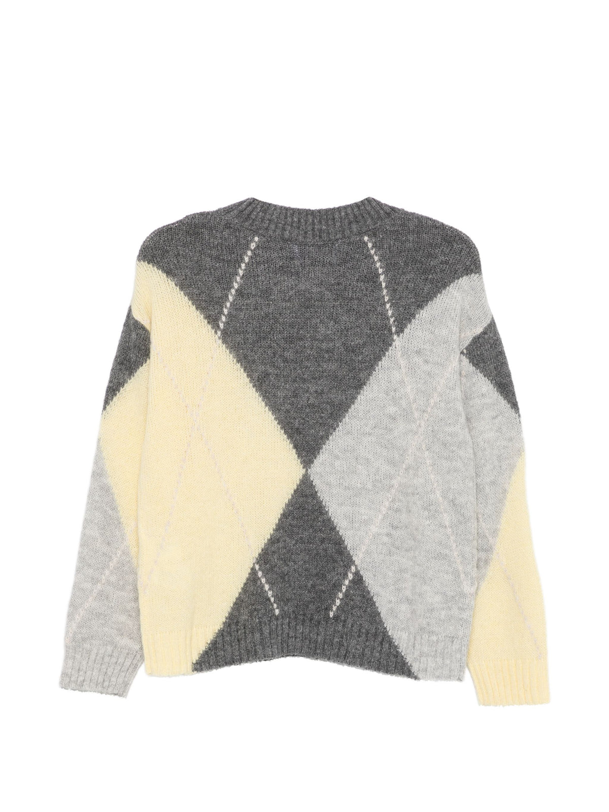 ALPHA STUDIO ARGYLE SWEATER