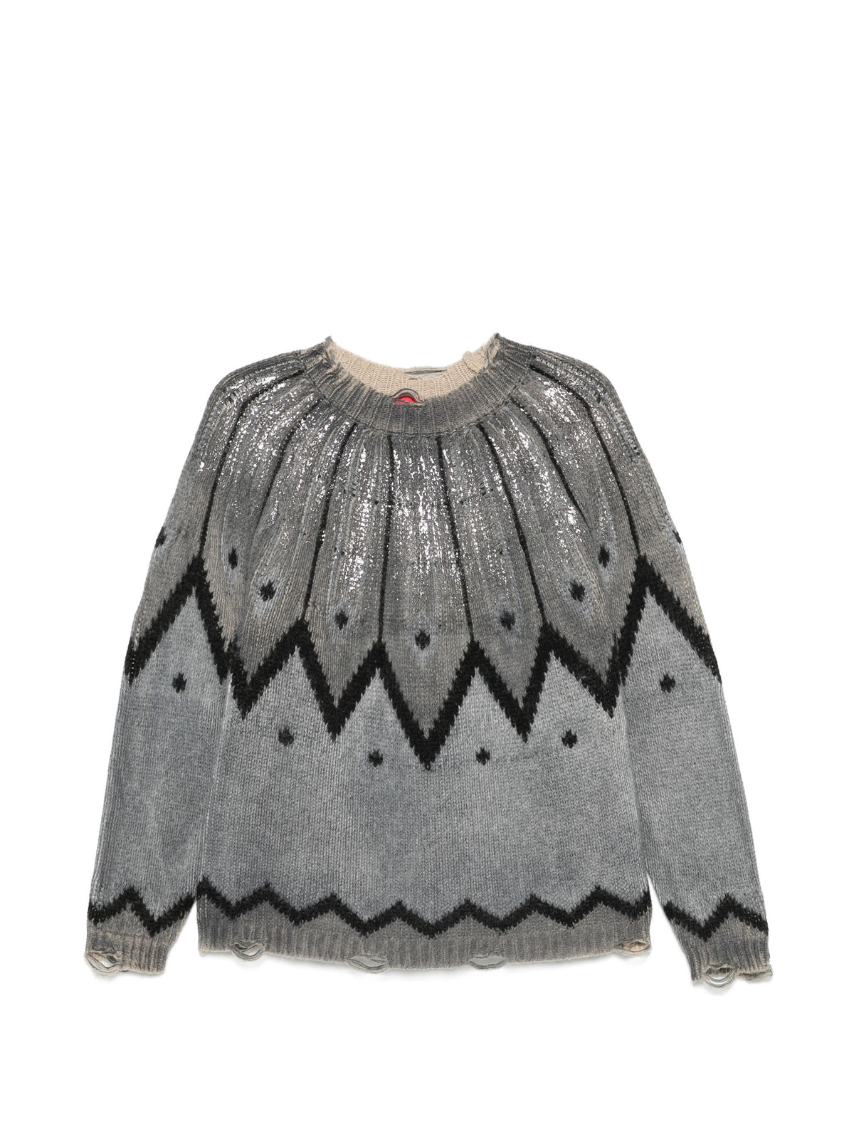 VIRGINIA BIZZI INTARSIA SWEATER