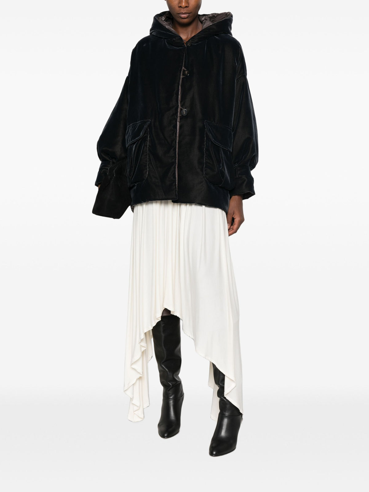 VIRGINIA BIZZI REVERSIBLE VELVET JACKET