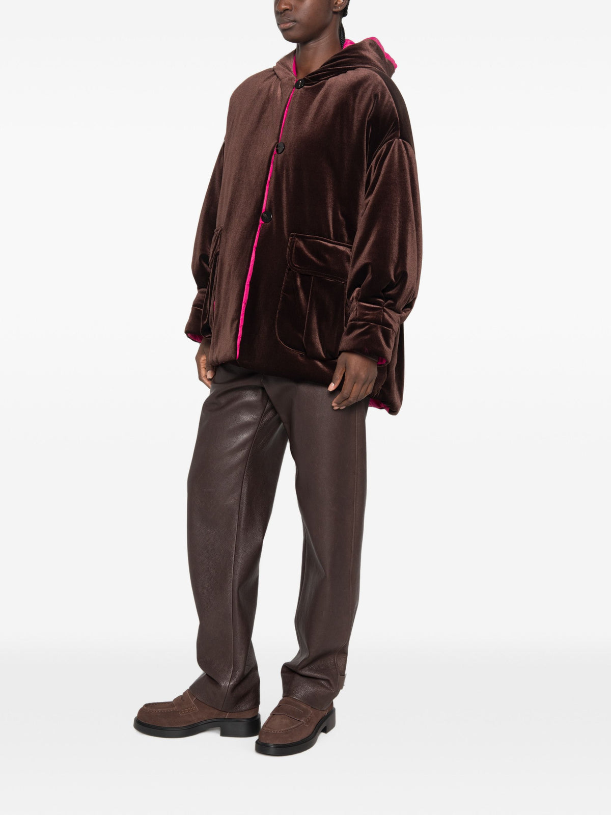 VIRGINIA BIZZI REVERSIBLE VELVET JACKET
