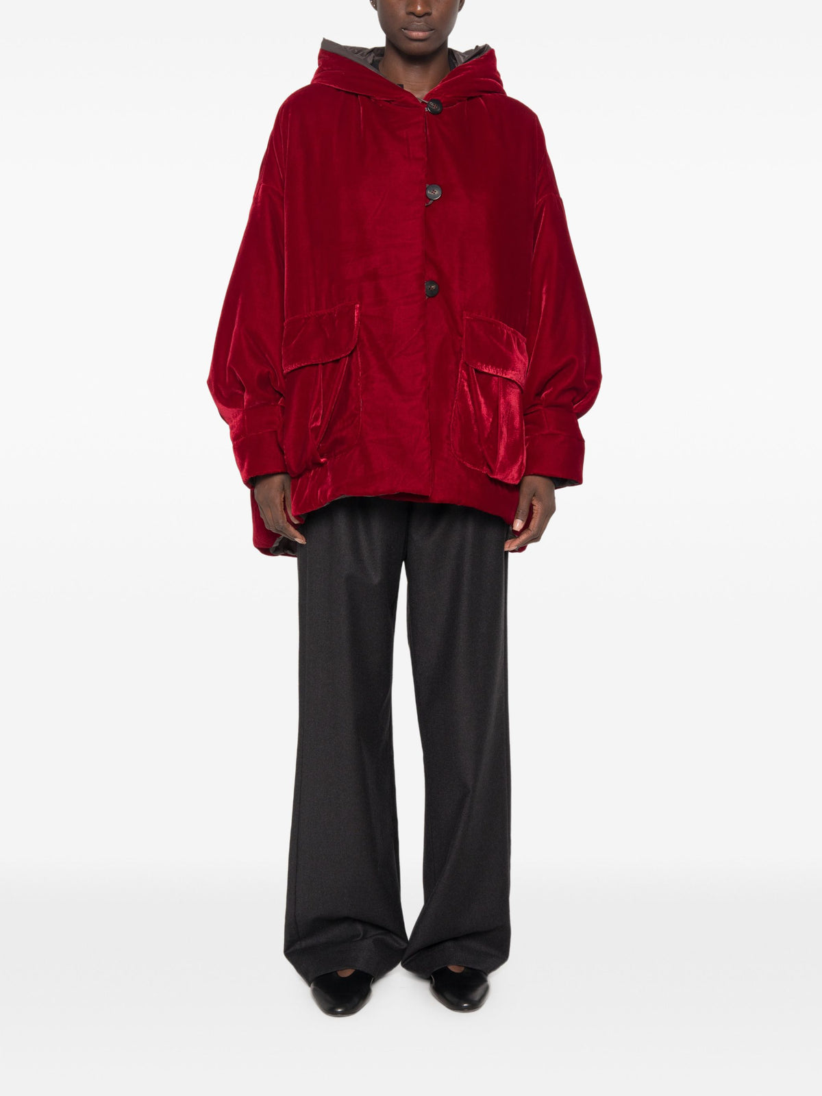 VIRGINIA BIZZI REVERSIBLE VELVET JACKET