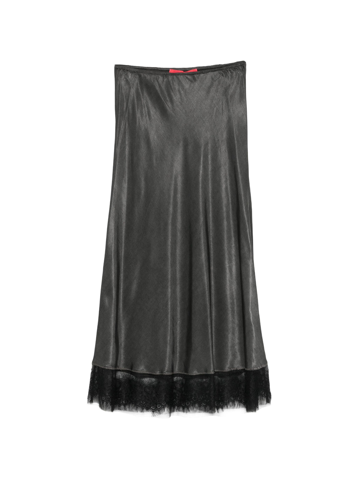 VIRGINIA BIZZI LACE TRIM SKIRT