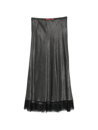 VIRGINIA BIZZI LACE TRIM SKIRT