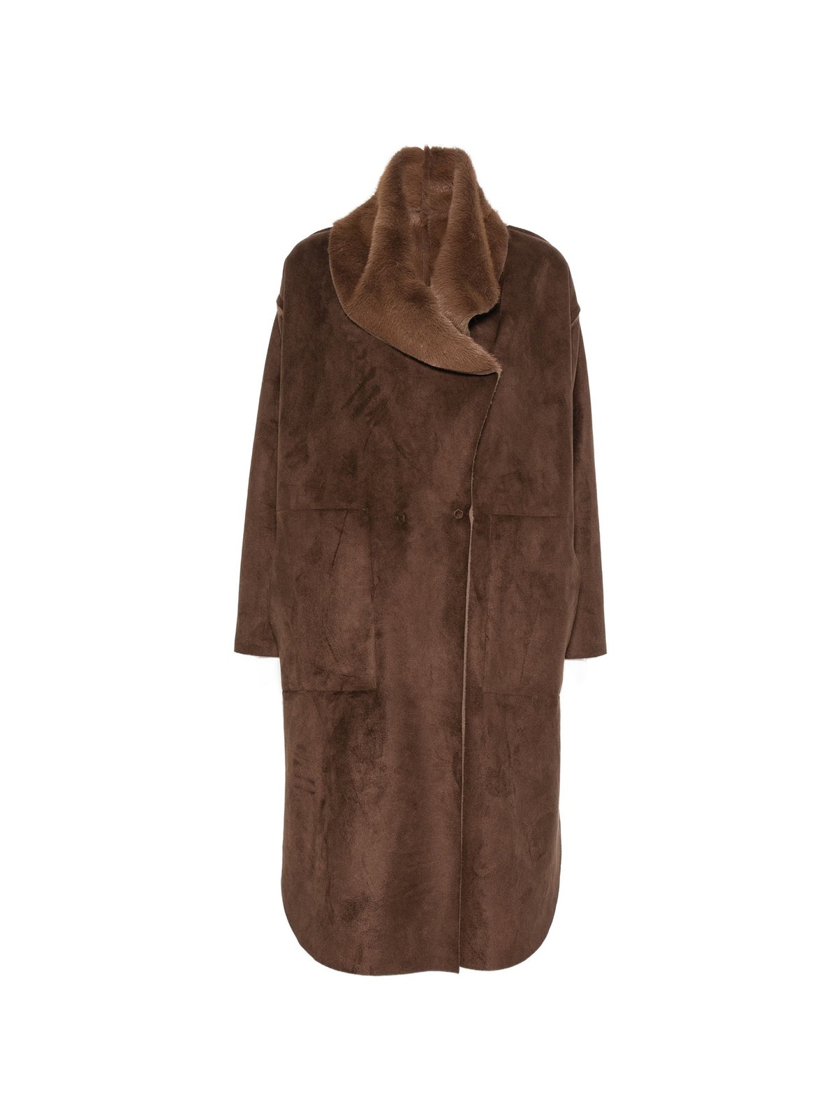COLLECTION PRIVEE FAUX SHEARLING COAT