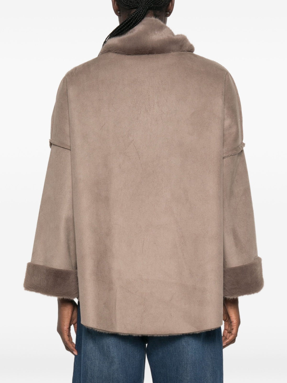 COLLECTION PRIVEE FAUX SHEARLING JACKET