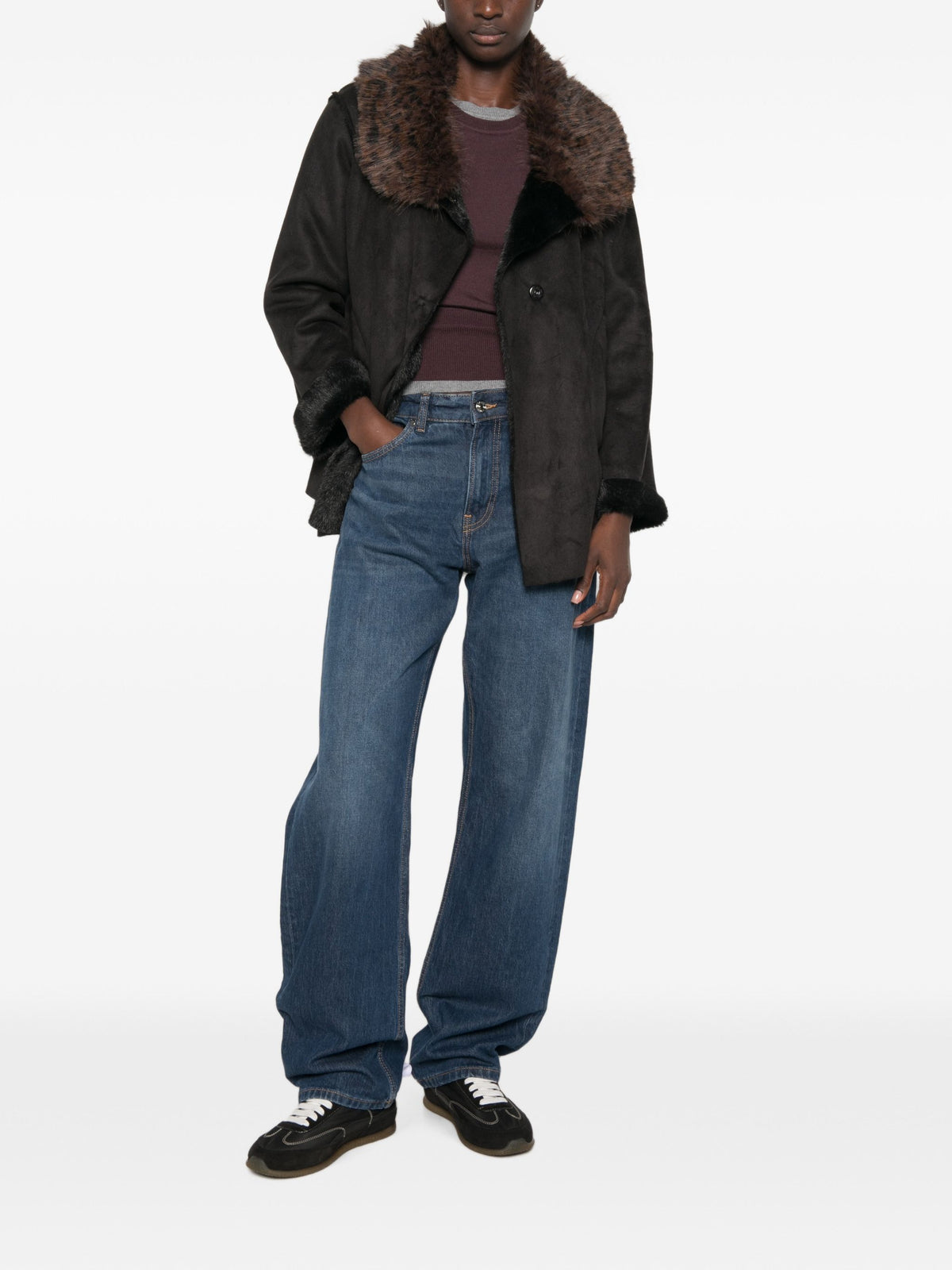 COLLECTION PRIVEE FAUX FUR JACKET