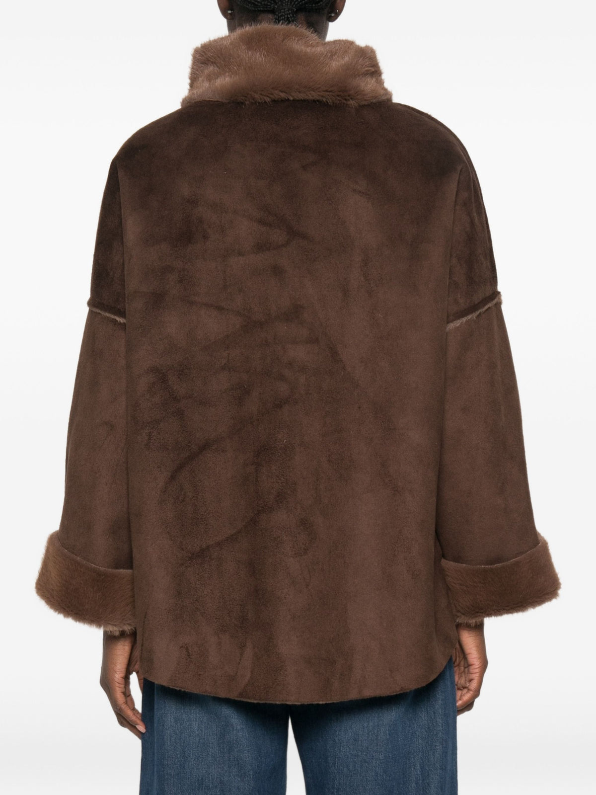 COLLECTION PRIVEE FAUX SHEARLING JACKET