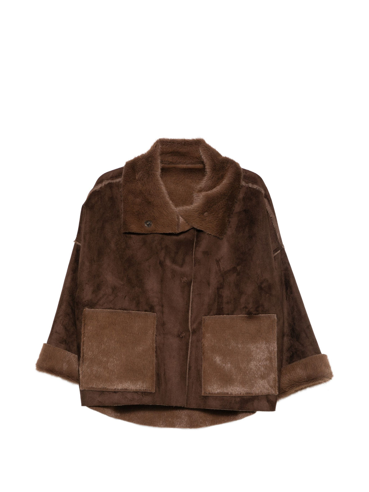COLLECTION PRIVEE FAUX SHEARLING JACKET