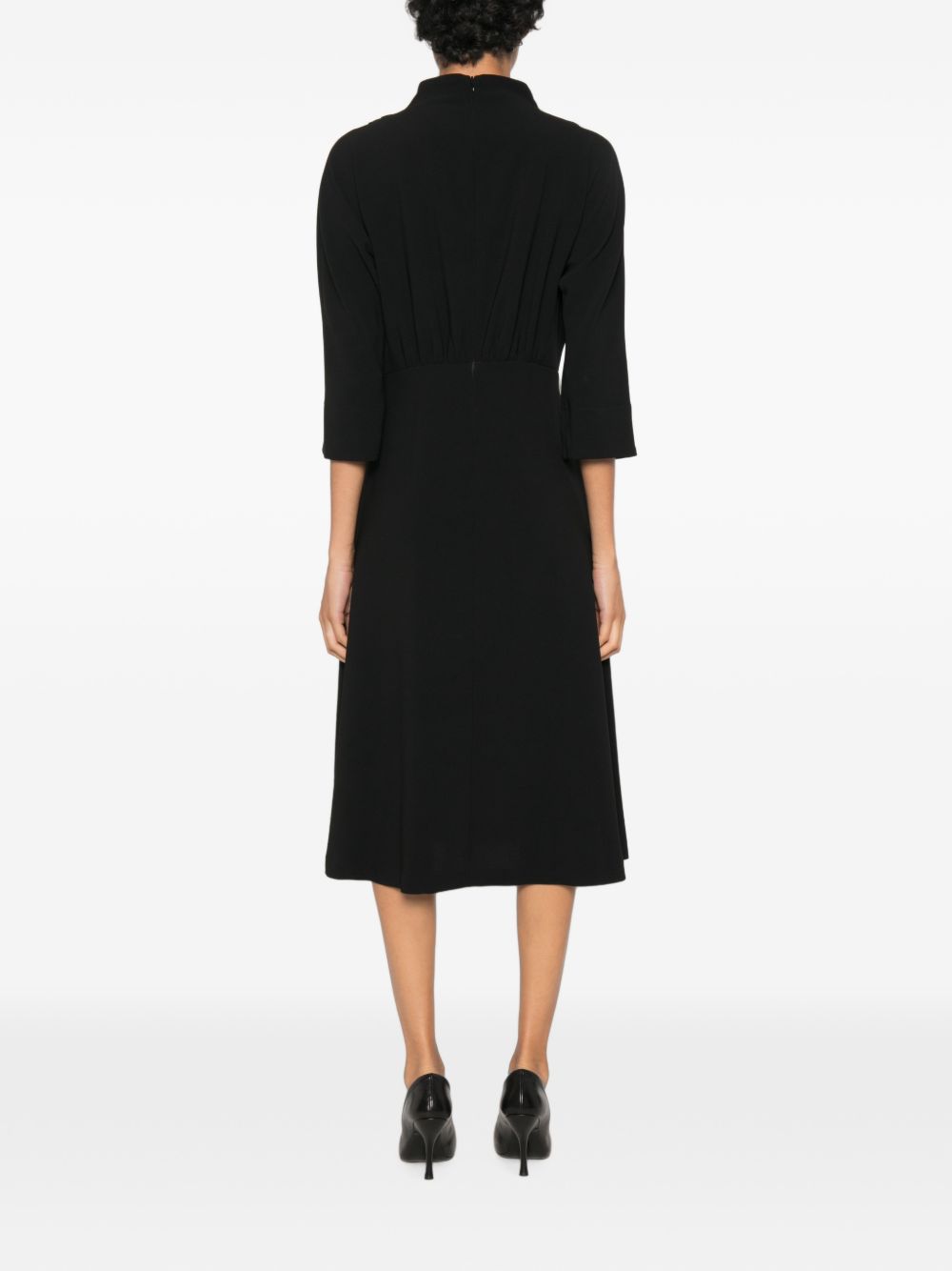LIVIANA CONTI PLEATED DRESS
