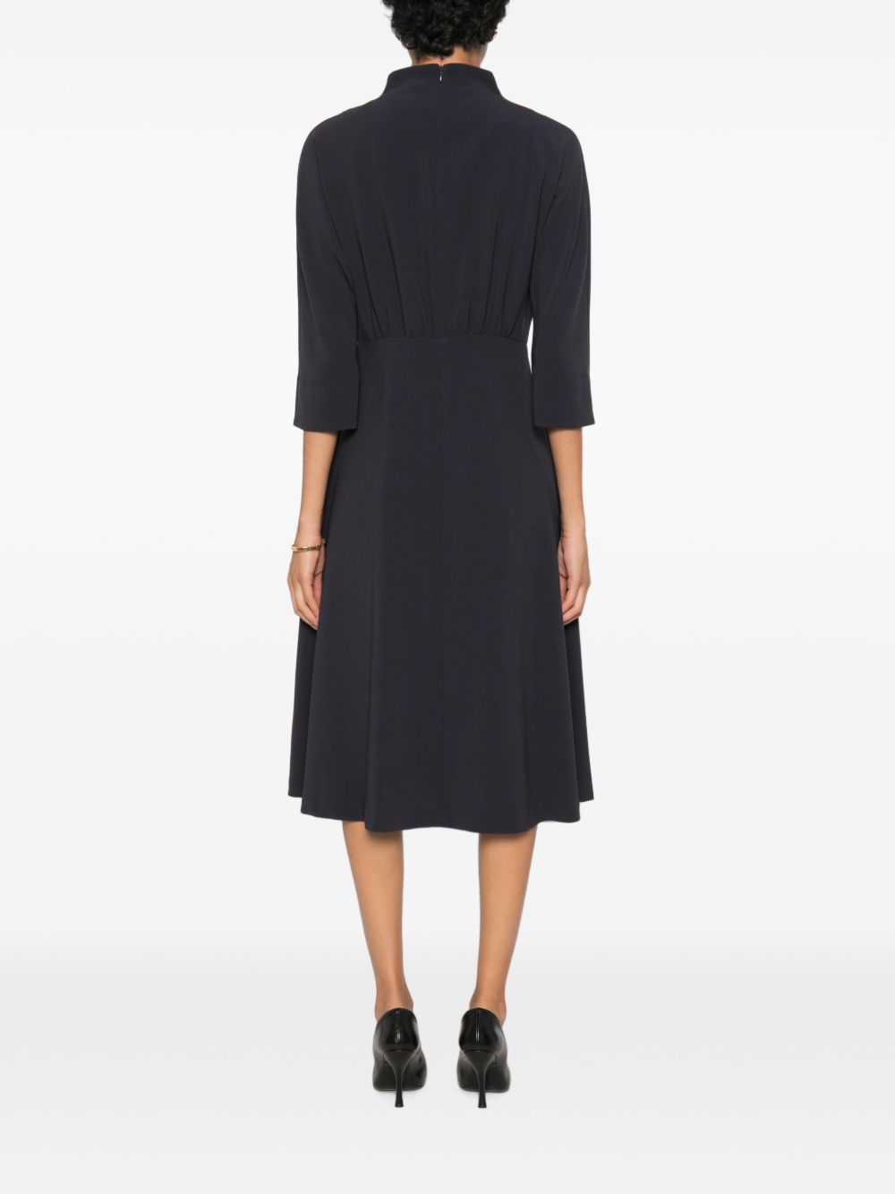 LIVIANA CONTI PLEATED DRESS